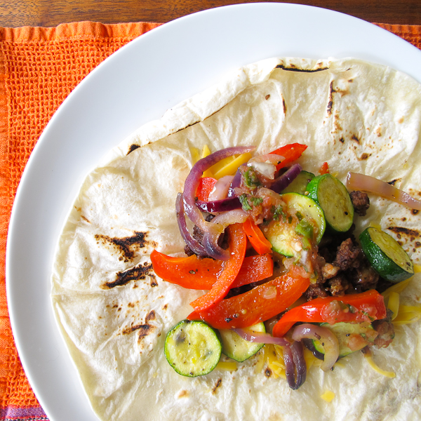 ground beef burrito