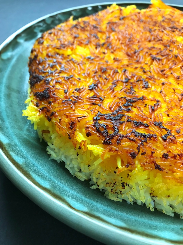 Saffron & Yogurt Tahdig (Crispy Persian Rice) 