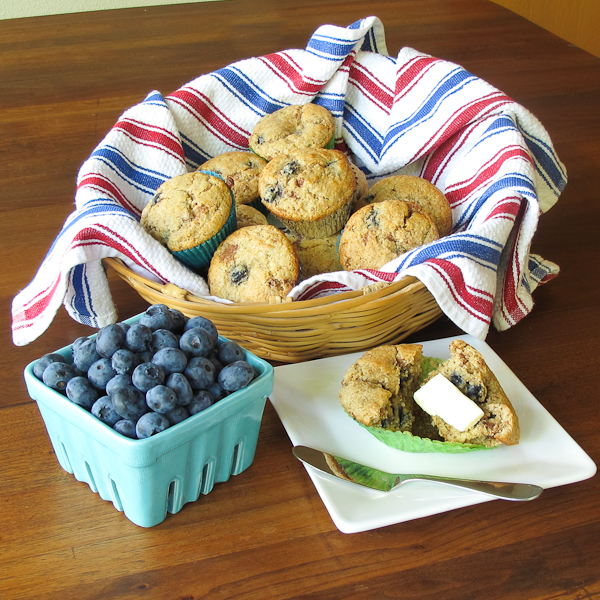 blueberry streusel muffins