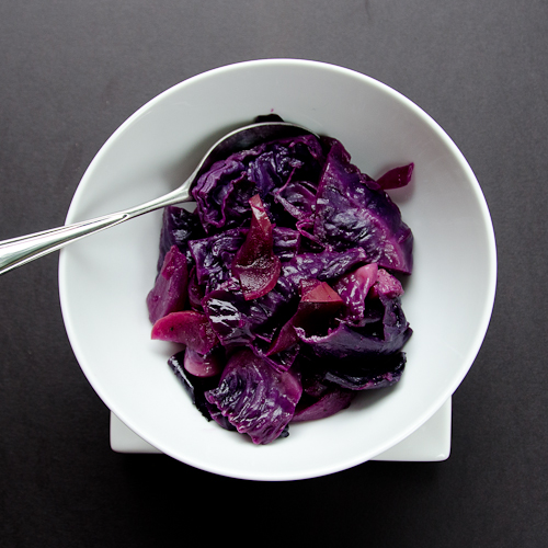 braised red cabbage