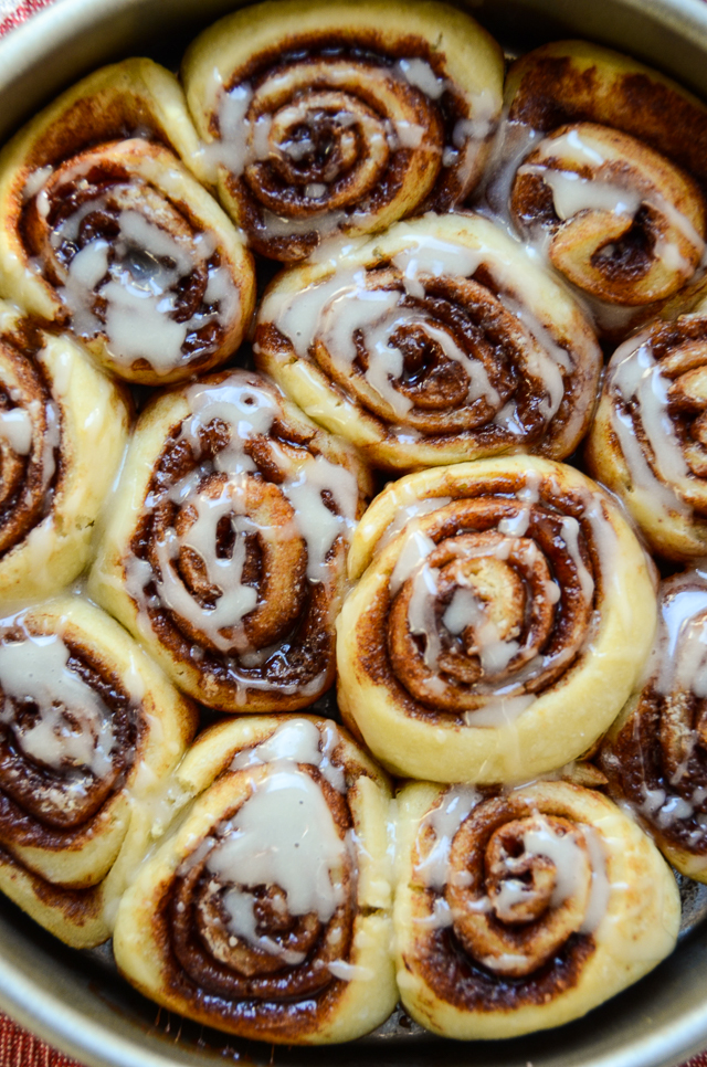 Pizza Dough Cinnamon Rolls - DailyWaffle