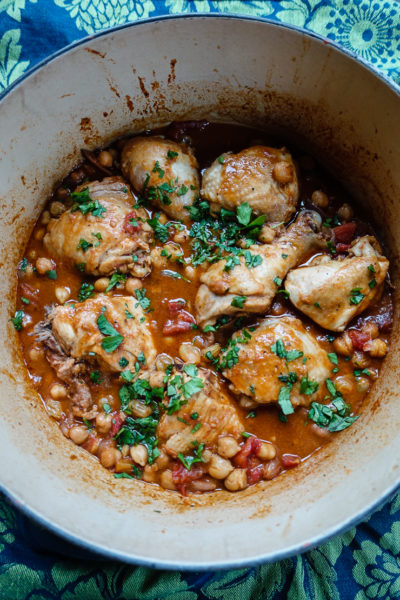 Chicken Tagine with Chickpeas - DailyWaffle
