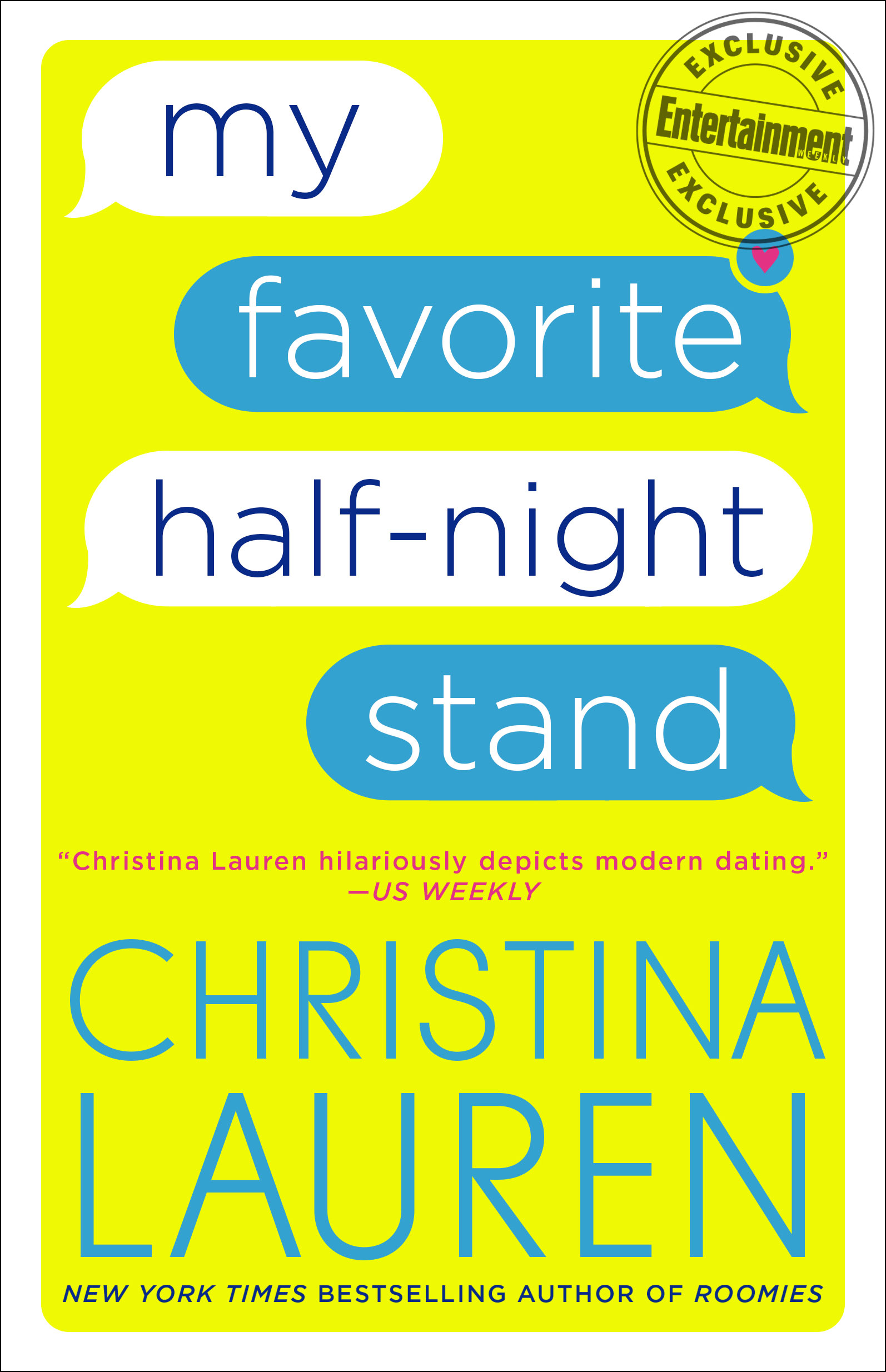 Cover Reveal: My Favorite Half-Night Stand by Christina Lauren