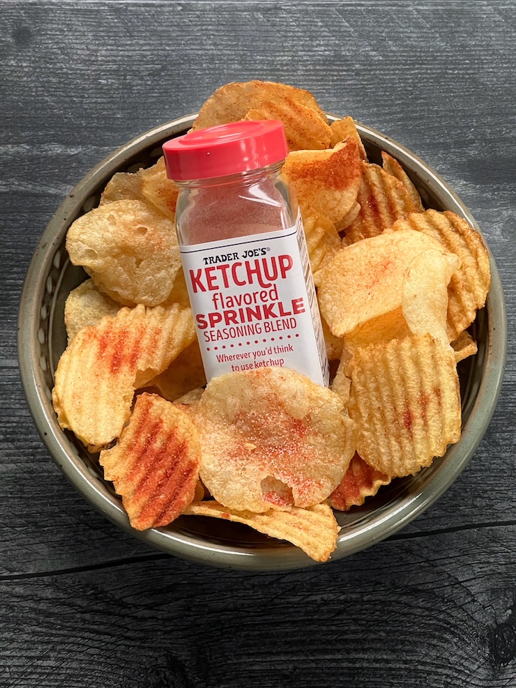 How to Make Your Own Ketchup Chips with Trader Joe's Ketchup Sprinkle Seasoning
