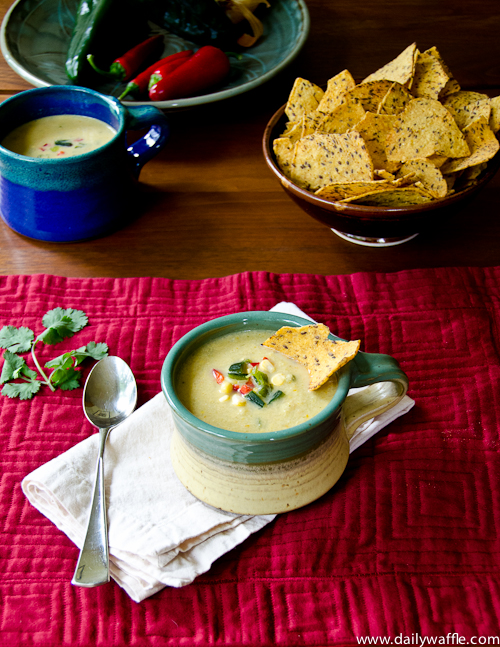 poblano corn chowder