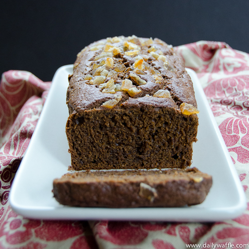 ginger spice banana bread