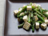 Pretty Good Number One Inspires Asparagus and Tofu with Sesame-Miso Vinaigrette