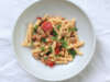 Easy Peasy > Gemelli w/ Sausage & Cherry Tomatoes