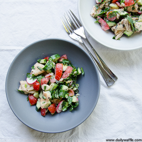 naama's fattoush jerusalem| dailywaffle