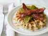 Hatch Chile Time: Hatch Chile Masa Waffles with Bacon