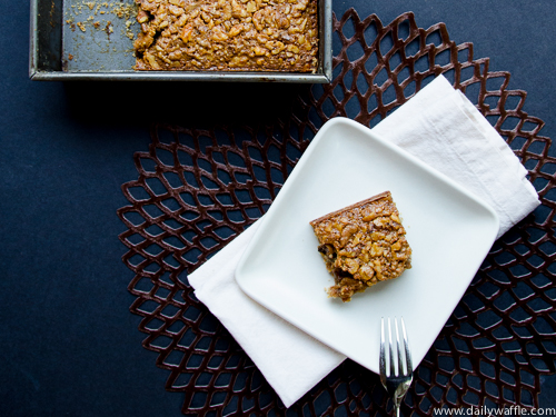 maple walnut square | dailywaffle