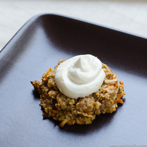 carrot cake cookies | dailywaffle