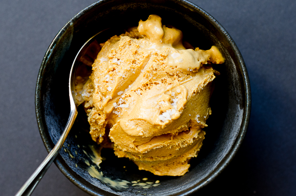 salted caramel ice cream |dailywaffle