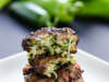 Hatch Chile Season: Zucchini Fritters w/ Roasted Green Chile