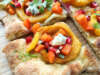 FridayNightSlice: Delicata Squash Flatbread w/ Persimmon & Pomegranate