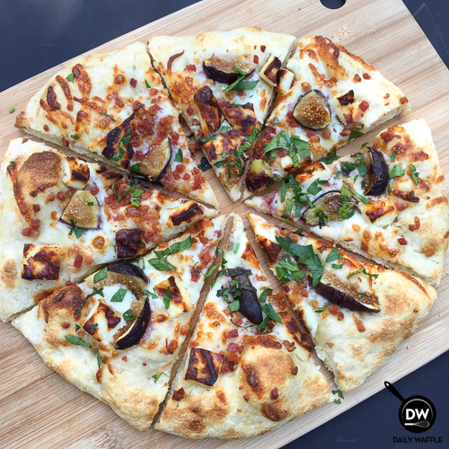 fig pancetta haloumi pizza