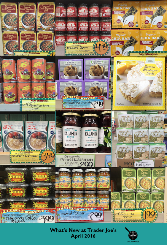 what's new at trader joes April 2016