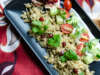 Red Lentils and Rice with Yogurt, Preserved Lemon and Pomegranate