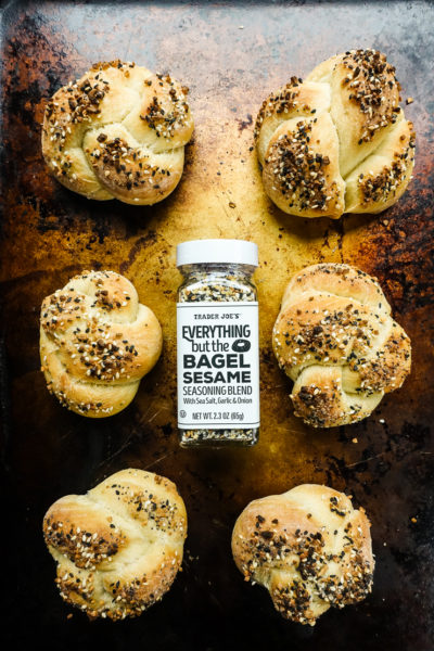 inside trader joe's podcast features Everything But the Bagel seasoning