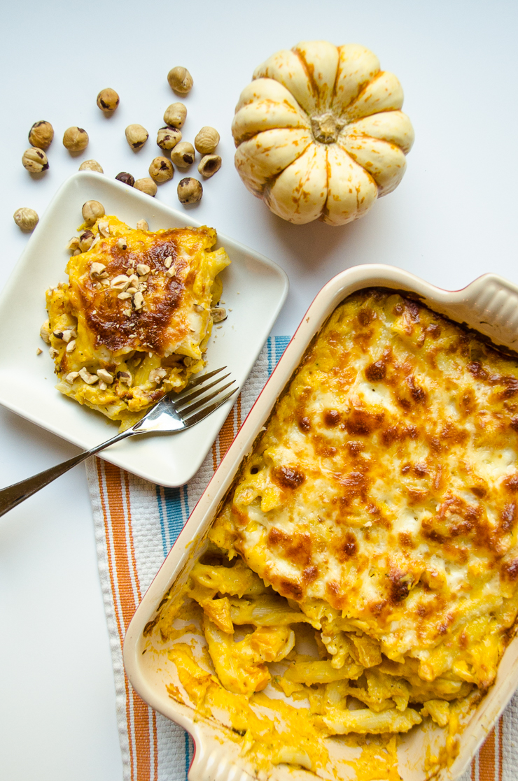 butternut squash pasta bake