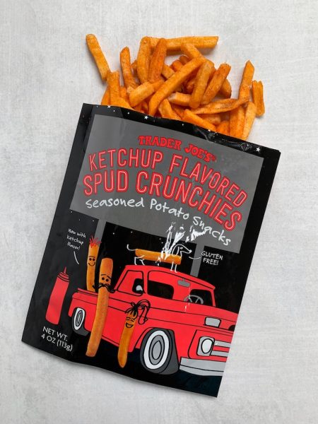 Trader Joe's Ketchup Flavored Spud Crunchies.