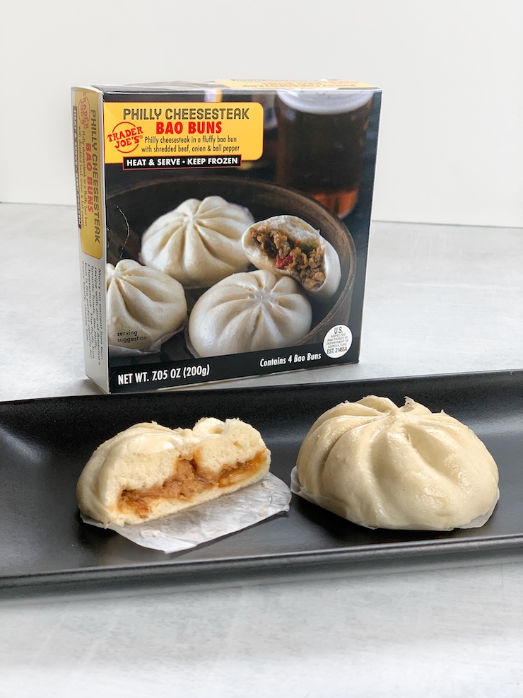 Trader Joe's Philly Cheesesteak Bao Buns
