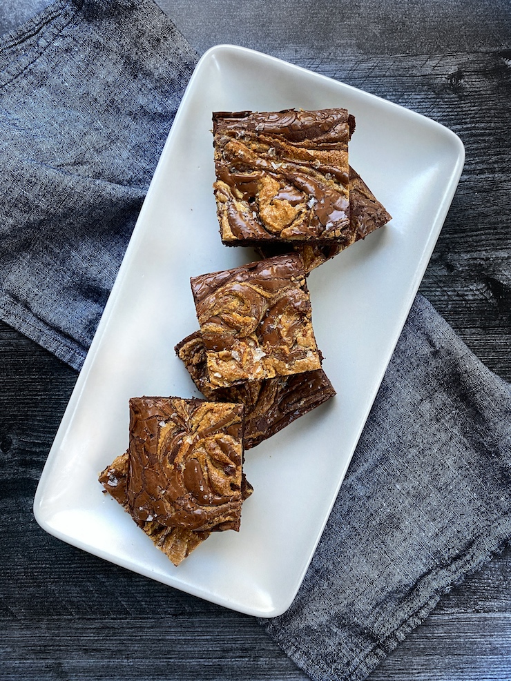 Chocolate Tahini Brownies