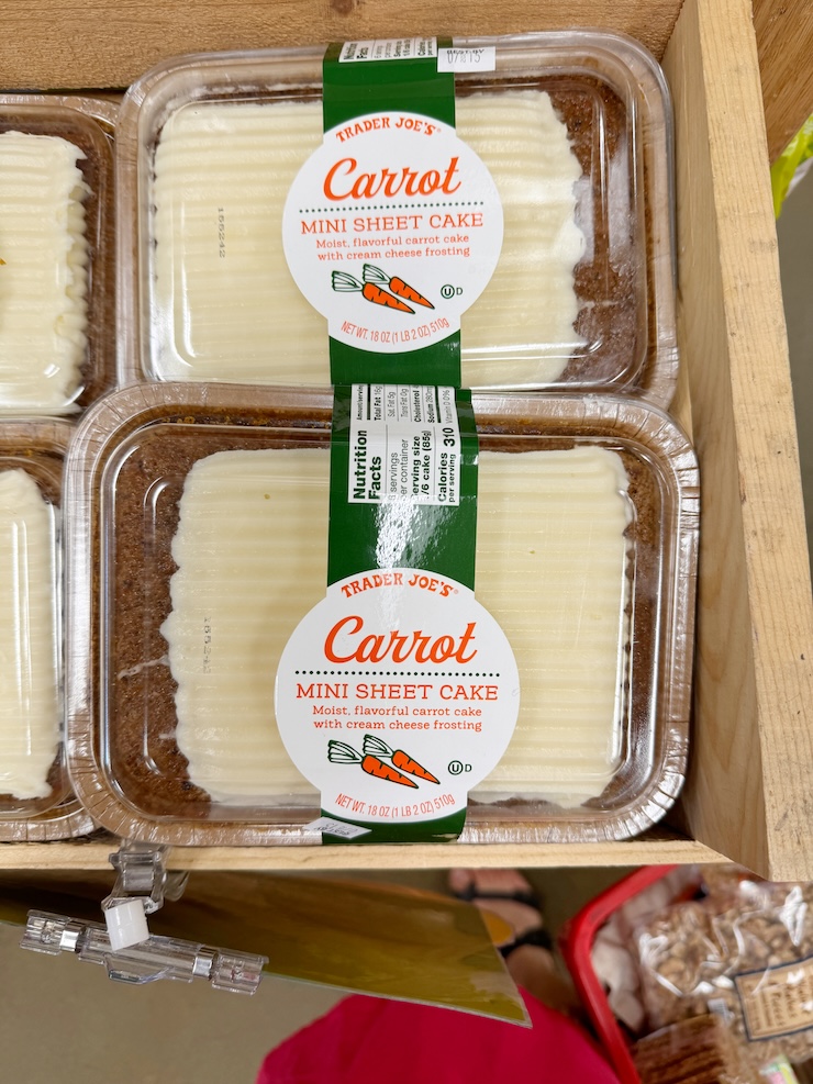 Trader Joe's Carrot Mini Sheet Cake