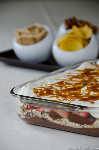 dessert 7-layer dip | dailywaffle