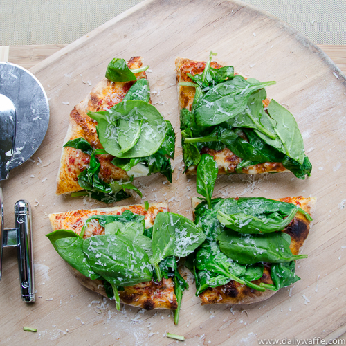 pizza spinaci 2 | dailywaffle