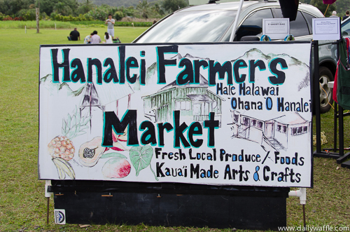 hanalei farmers market sign | dailywaffle