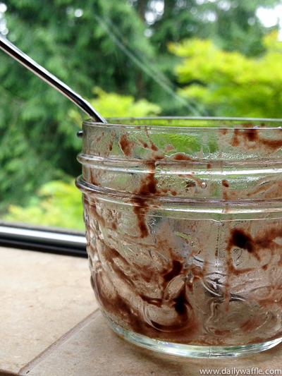 chocolate pudding i ate the whole thing | dailywaffle