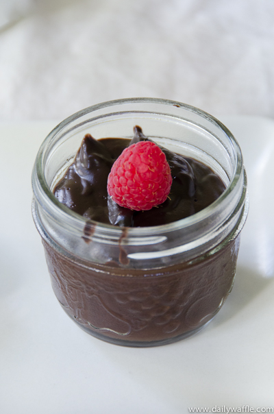 sweet simple seriously chocolatey pudding | dailywaffle
