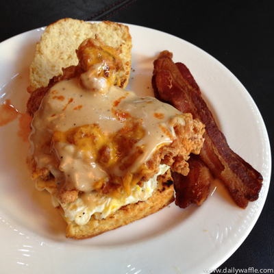 tdcamp fried chicken biscuit |dailywaffle