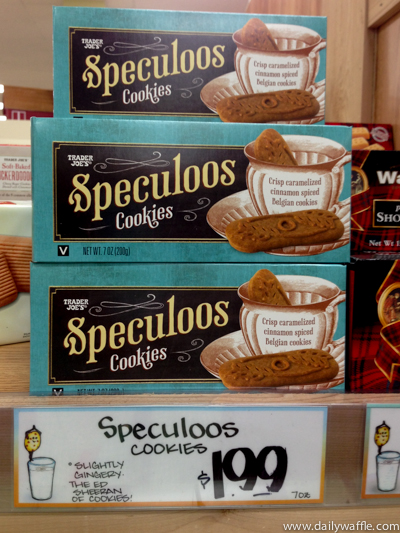 fig ice cream sandwiches speculoos cookies at trader joes | dailywaffle