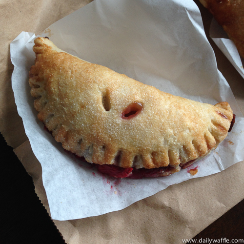 valerie confections strawberry raspberry lemon hand pie | dailywaffle
