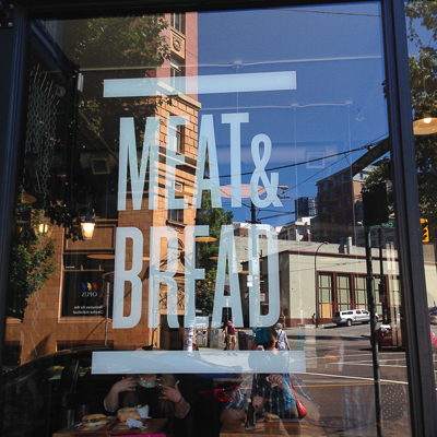 vancouver meat and bread sign| dailywaffle
