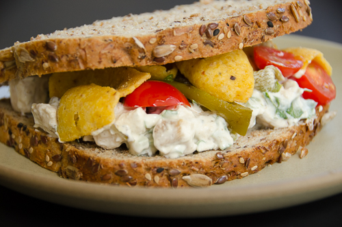 hatch chile chicken salad sandwich| dailywaffle