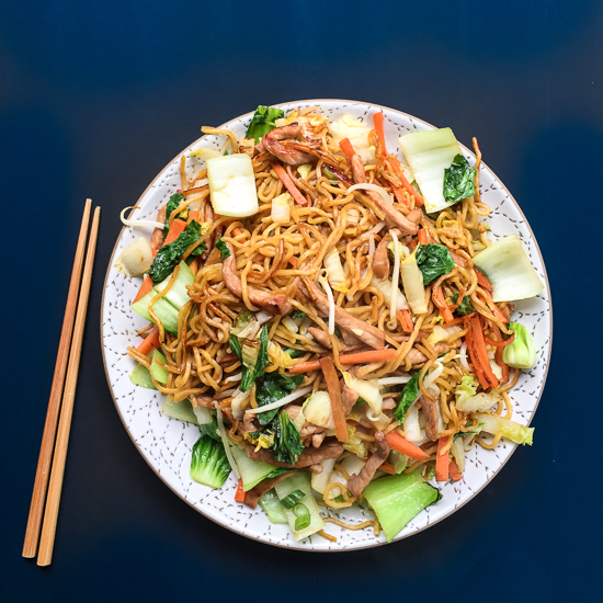 pork chow mein| dailywaffle