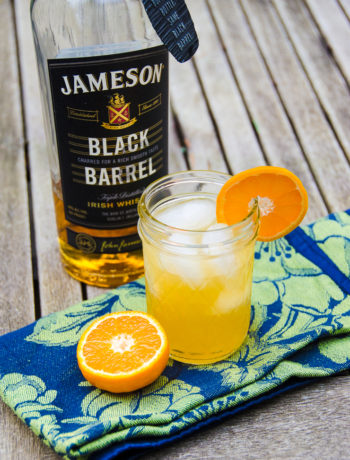 pixie tangerine whiskey sour cocktail