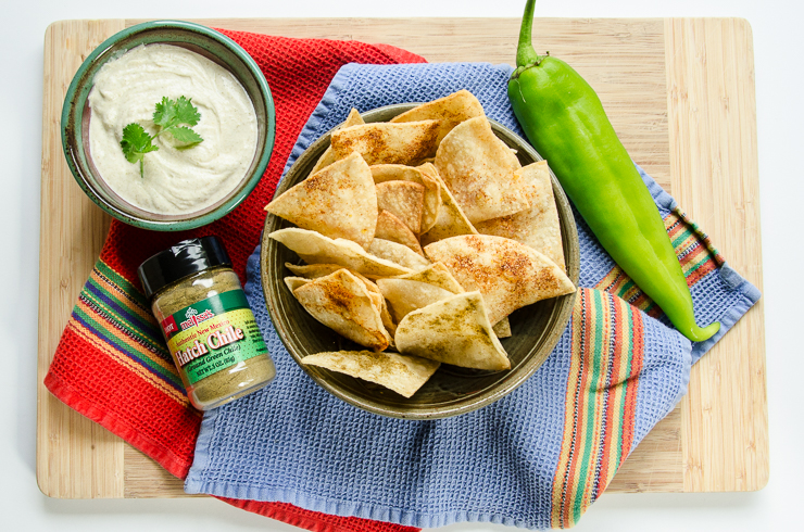 hatch chile chips and dip