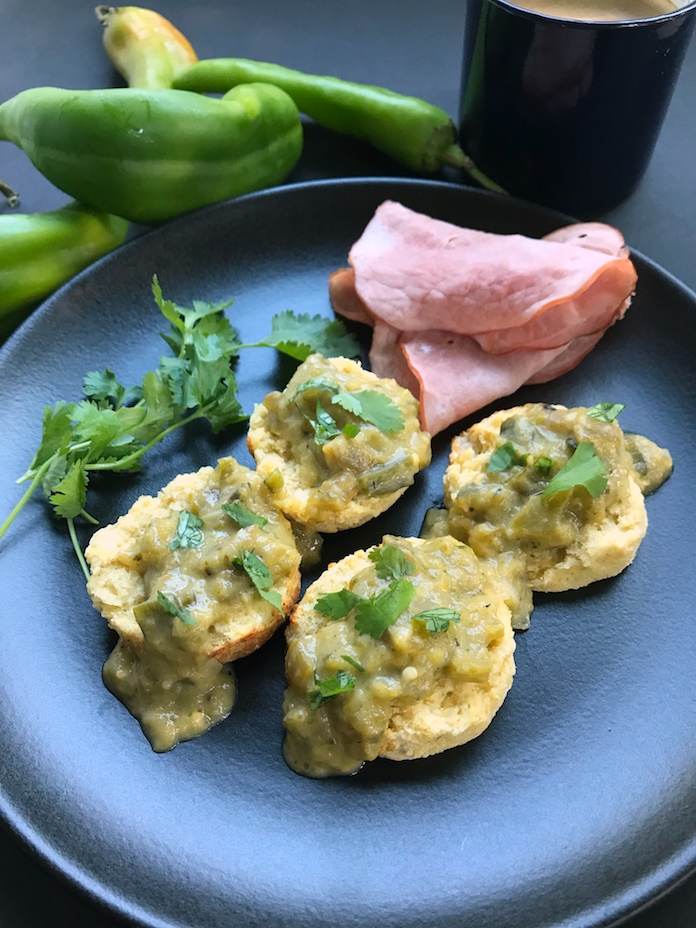 biscuits and hatch chile gravy