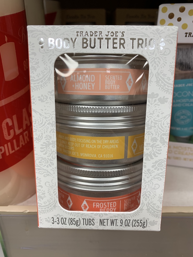 Trader Joe's Holiday Items Body Butter Trio 