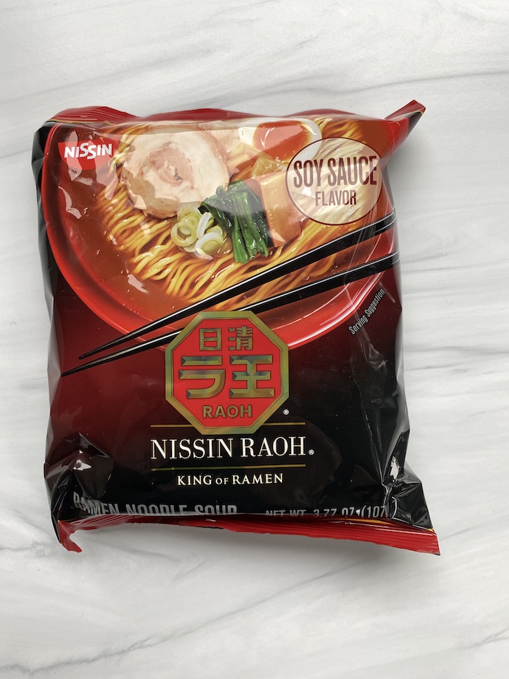 Nissin Raoh ramen soy sauce flavor