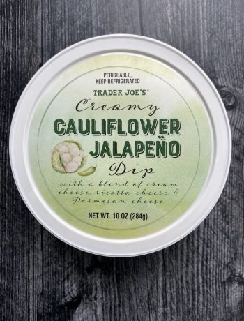 trader joe's creamy cauliflower jalapeno dip