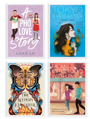 4 YA Book Covers in a grid formation