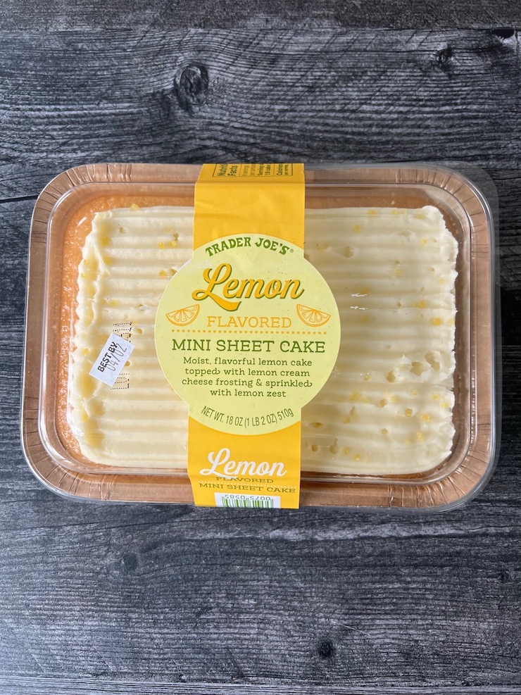 Trader Joe S Lemon Flavored Mini Sheet Cake Fig App