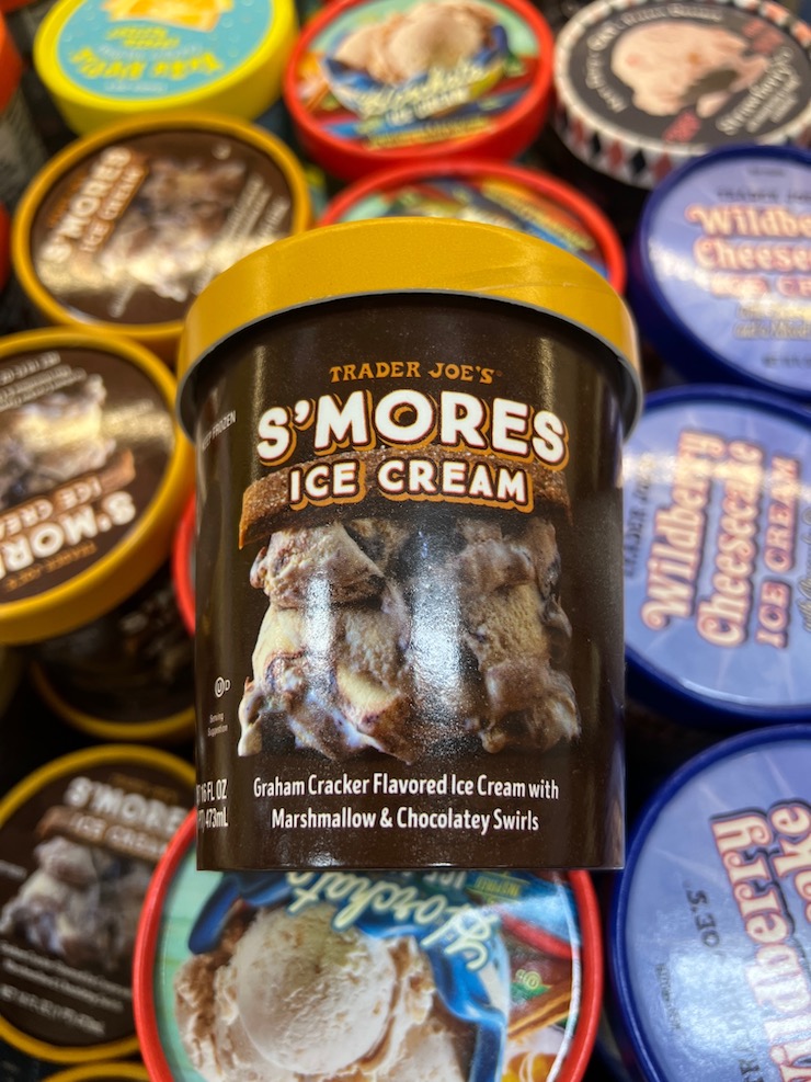 Trader Joe's S'mores Ice cream container
