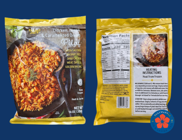 Trader Joe's Chicken, Lentil and Caramelized Onion Pilaf nutrition facts