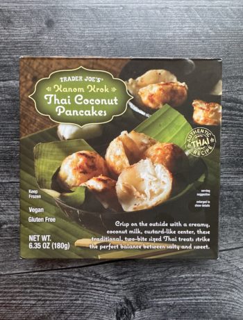 Trader Joe's Thai Coconut Pancakes box